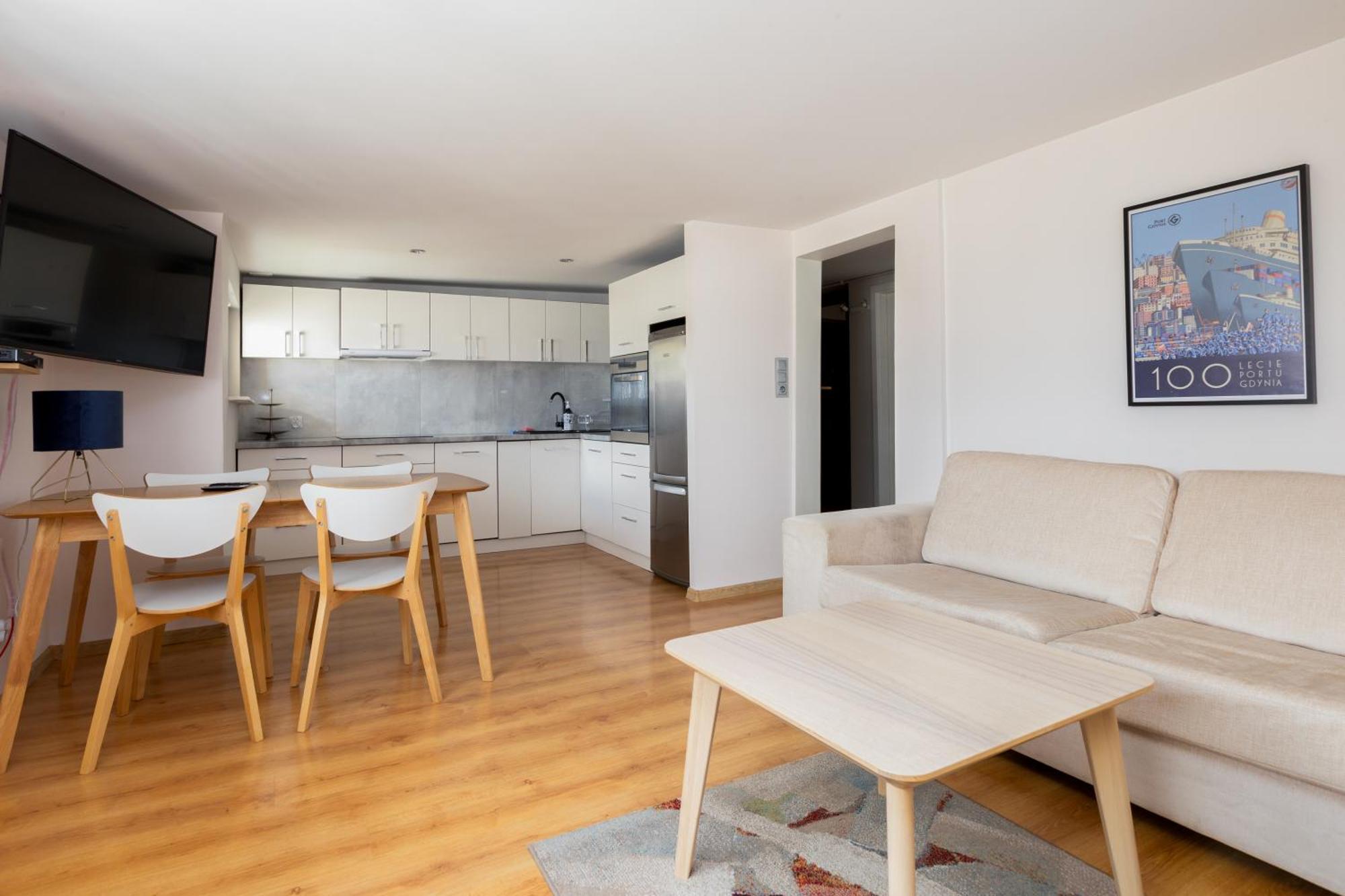 Gdynia Centrum Homely Apartment Bagian luar foto